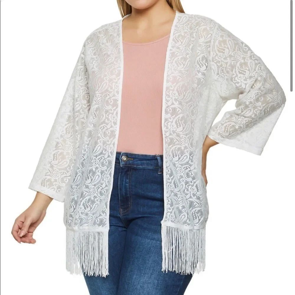 Beautiful White Shrug 